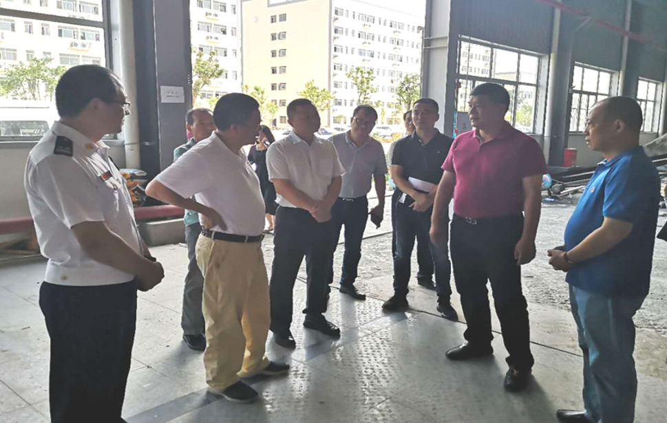 福清市常务副市长一行辅导 莅临J9集团国际站新资料科技工业园调研领导
